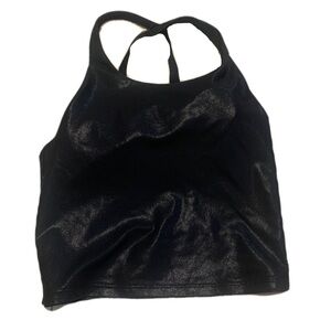 💜 Old Navy Active Powersoft Light Support Crop Top/Sports Bra, Size Small